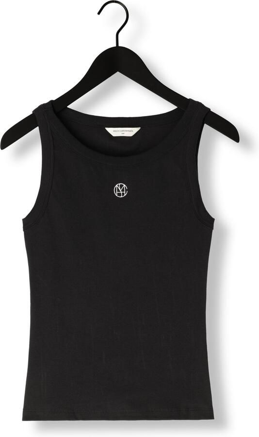 MSCH COPENHAGEN Dames Tops & T-shirts Mschgubbe Rasmia Icon Sl Top Zwart - Foto 3