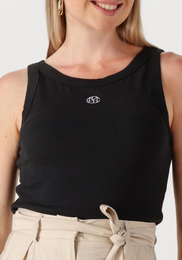 MSCH COPENHAGEN Dames Tops & T-shirts Mschgubbe Rasmia Icon Sl Top Zwart