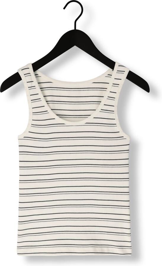 MSCH COPENHAGEN Dames Tops & T-shirts Mschgubbi Rasmia Sl Top Stp Ecru - Foto 2