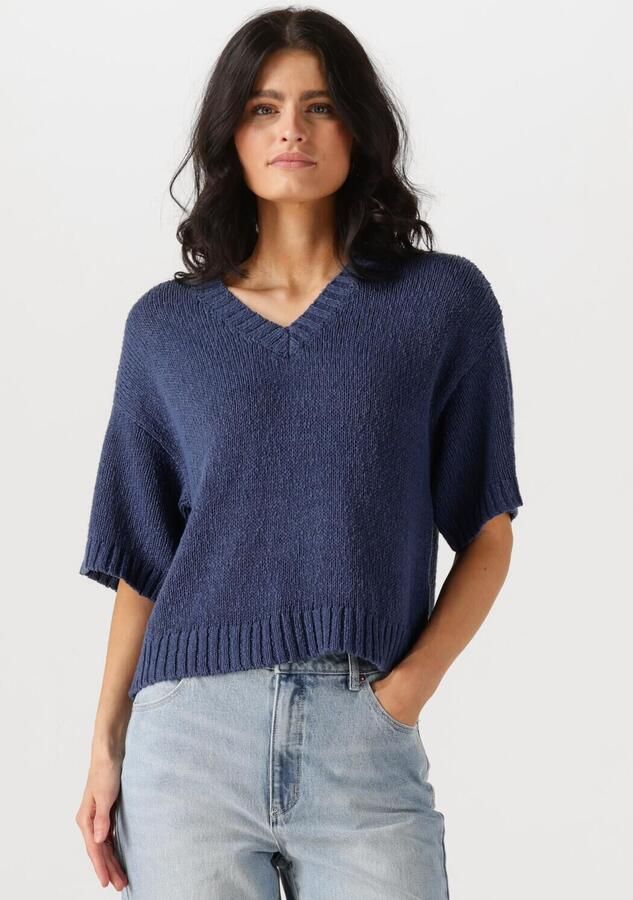 MSCH COPENHAGEN Dames Tops & T-shirts Mschhannalie 2 4 V Pullover Donkerblauw - Foto 4