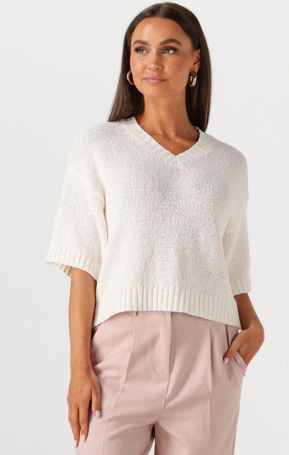 MSCH COPENHAGEN Dames Tops & T-shirts Mschhannalie 2 4 V Pullover Wit - Foto 4