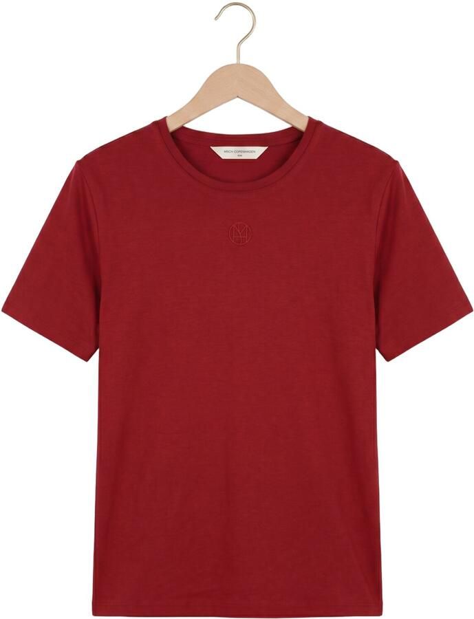 MSCH COPENHAGEN Dames Tops & T-shirts Mschmelea Icon Tee Bordeaux - Foto 2