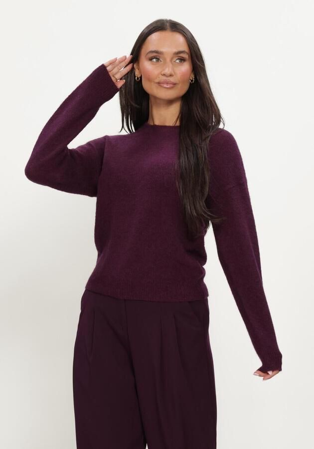 MSCH Copenhagen Regular fit gebreide pullover van mix van katoen en alpaca