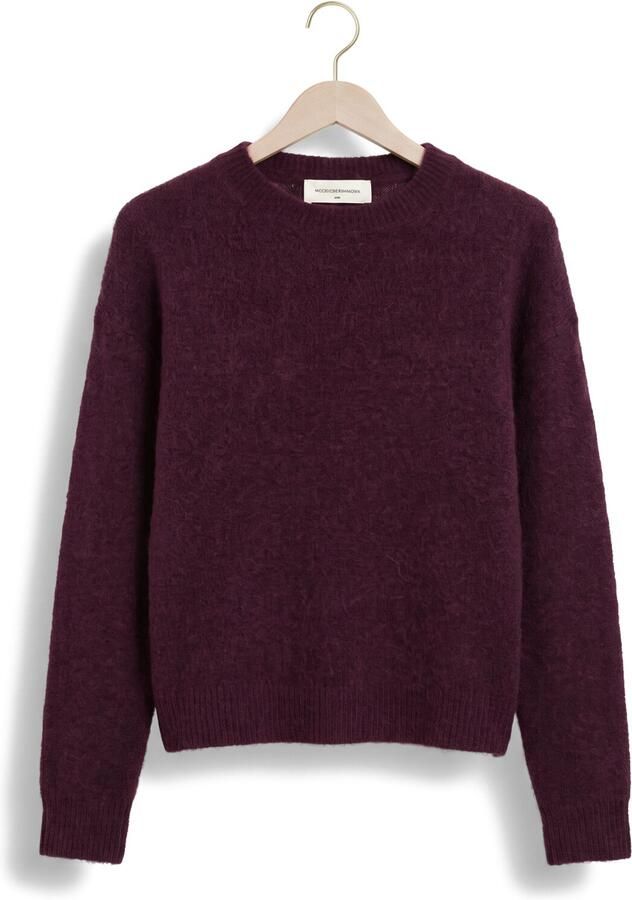 MSCH Copenhagen Regular fit gebreide pullover van mix van katoen en alpaca - Foto 2