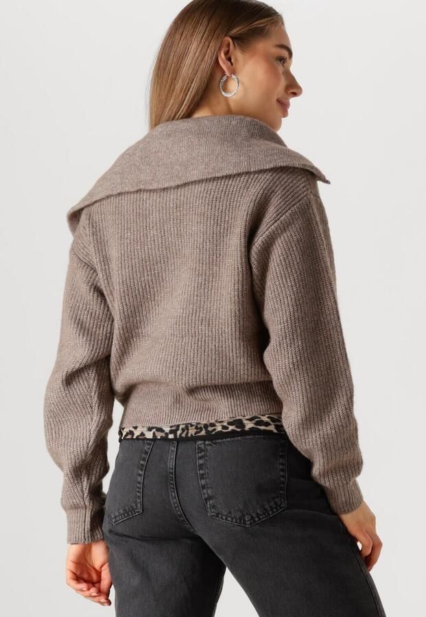 MSCH COPENHAGEN Dames Truien & Vesten Mschgytta Zip Pullover Bruin - Foto 3