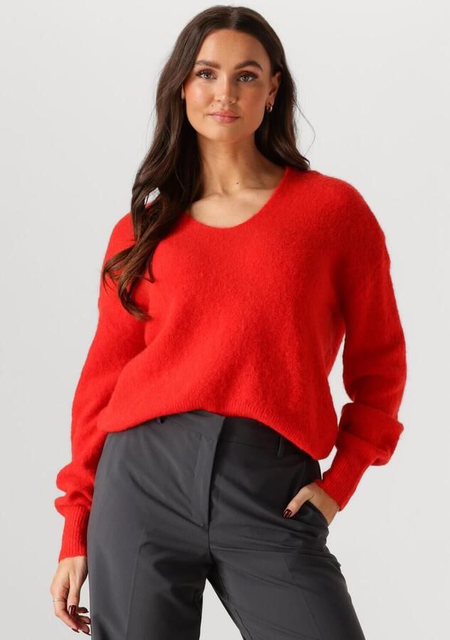 MSCH COPENHAGEN Dames Truien & Vesten Mschhila Hope V Pullover Rood - Foto 4