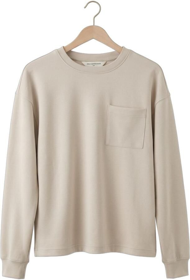 MSCH COPENHAGEN Dames Truien & Vesten Mschilliana Ima Q Sweatshirt Beige - Foto 4