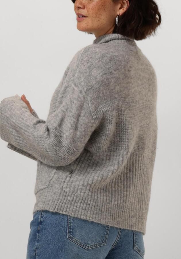 MSCH COPENHAGEN Dames Truien & Vesten Mschlediona Hope Zip Cardigan Grijs - Foto 2