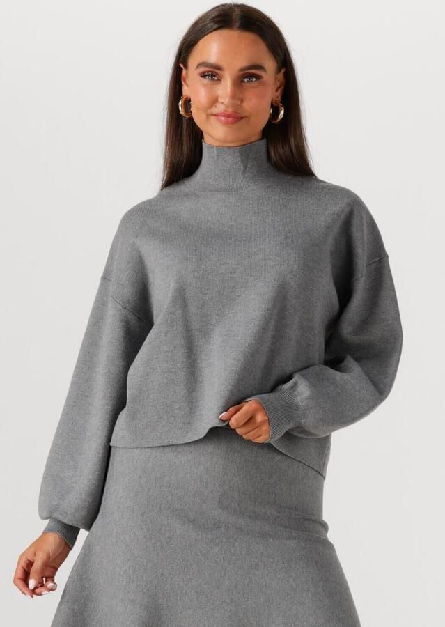 MSCH Copenhagen Gebreide pullover van viscosemix met opstaande kraag model 'Mercy East'
