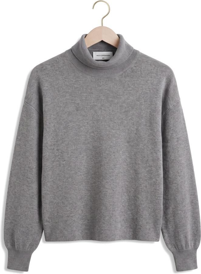 MSCH Copenhagen Gebreide pullover van viscosemix met opstaande kraag model 'Mercy East' - Foto 2