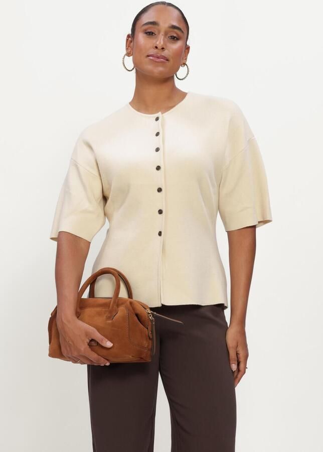 MSCH COPENHAGEN Dames Truien & Vesten Mschmirielle East 2 4 Cardigan Creme