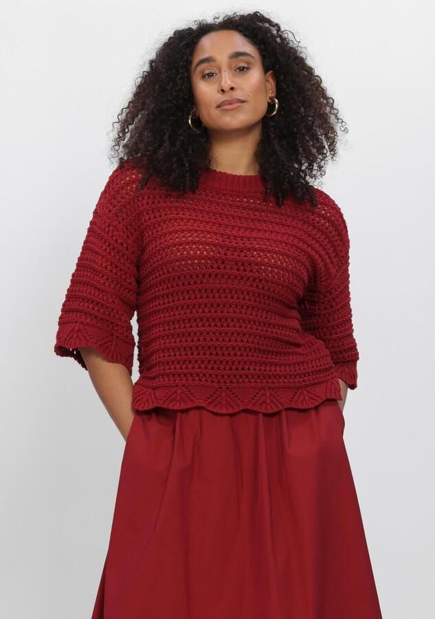 MSCH COPENHAGEN Dames Truien & Vesten Mschtabitha Fairyn 2 4 Pullover Rood