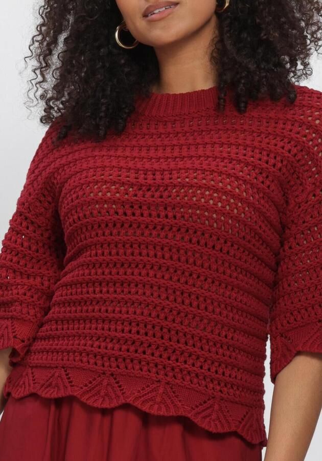 MSCH COPENHAGEN Dames Truien & Vesten Mschtabitha Fairyn 2 4 Pullover Rood - Foto 4