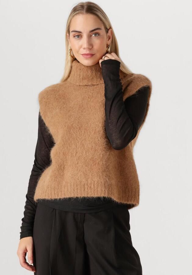 MSCH COPENHAGEN Dames Truien & Vesten Mschthira Salmia R Vest Camel - Foto 4