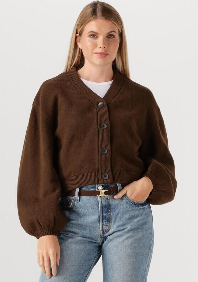 MSCH COPENHAGEN Dames Truien & Vesten Mschzafina Cardigan Bruin - Foto 4