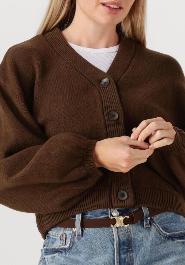 MSCH COPENHAGEN Dames Truien & Vesten Mschzafina Cardigan Bruin - Foto 3