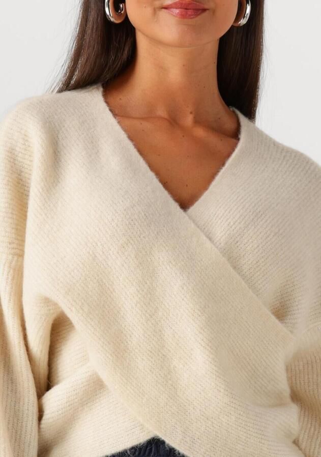 MSCH COPENHAGEN Dames Truien & Vesten Mschzinelle Hope Wrap Pullover Ecru - Foto 2