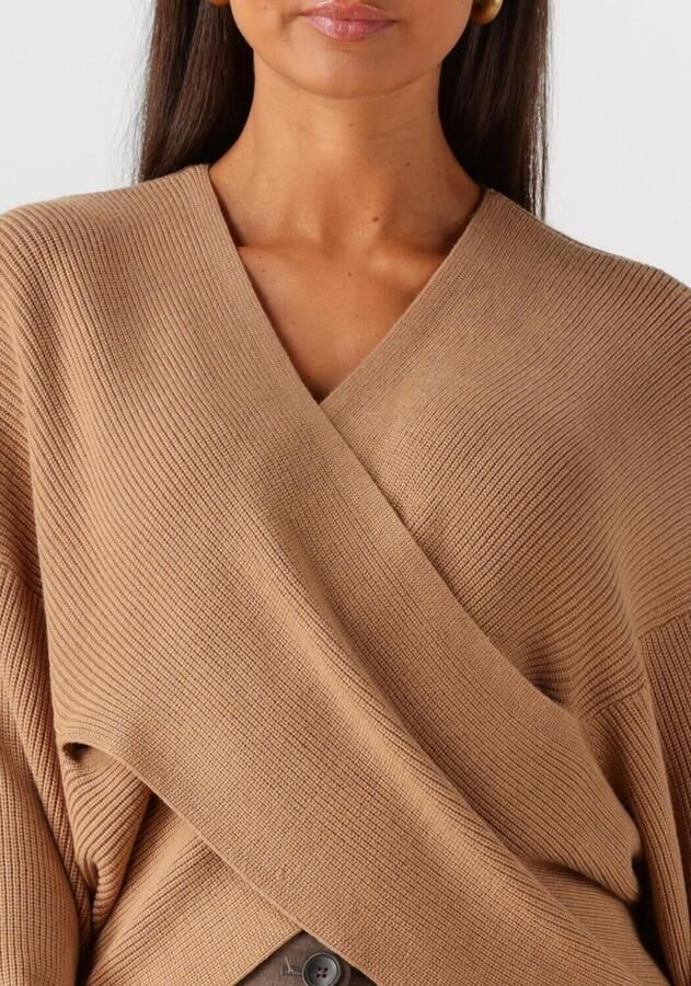 MSCH COPENHAGEN Dames Truien & Vesten Mschzinelle Rachelle Wrap Pullover Camel
