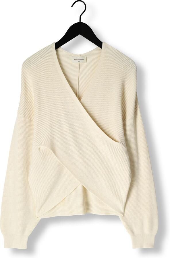 MSCH COPENHAGEN Dames Truien & Vesten Mschzinelle Rachelle Wrap Pullover Ecru - Foto 3