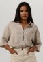 MSCH Copenhagen gemêleerde blouse MSCHGinia 2 4 Shirt met linnen zand - Thumbnail 1