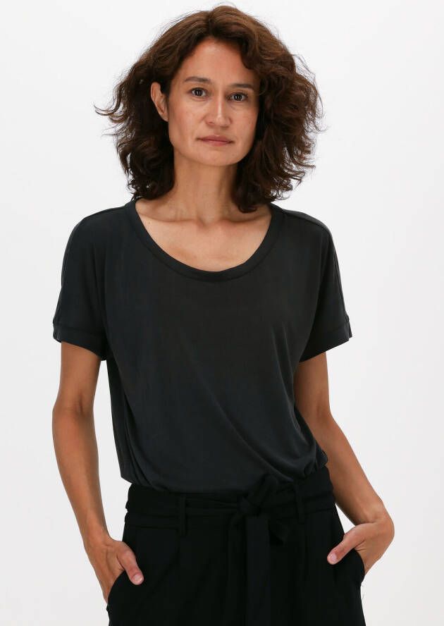 MSCH COPENHAGEN Dames Tops & T-shirts Fenya Modal Tee Zwart