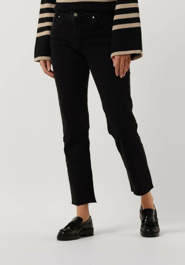 My Essential Wardrobe Donkergrijze Straight Leg Jeans Elly 104 High Straight Y - Foto 4