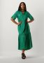 My Essential Wardrobe Groene Linemw Lange Jurk Green Dames - Thumbnail 1