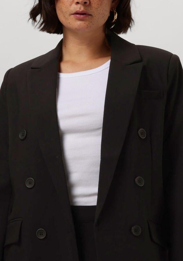 My Essential Wardrobe Klassieke Zwarte Blazer met Schoudervullingen Black Dames - Foto 2