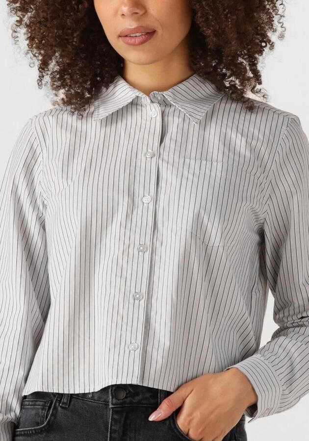 MY ESSENTIAL WARDROBE Dames Blouses Jeanmw Short Shirt Wit - Foto 2