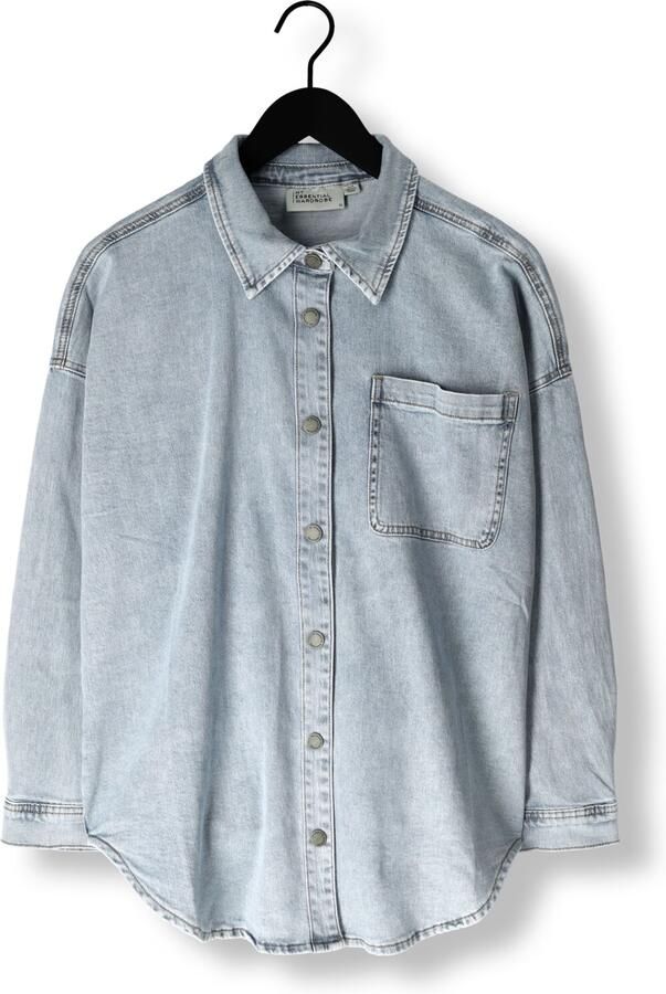 MY ESSENTIAL WARDROBE Dames Blouses Laramw 115 Malo Shirt Lichtblauw - Foto 2