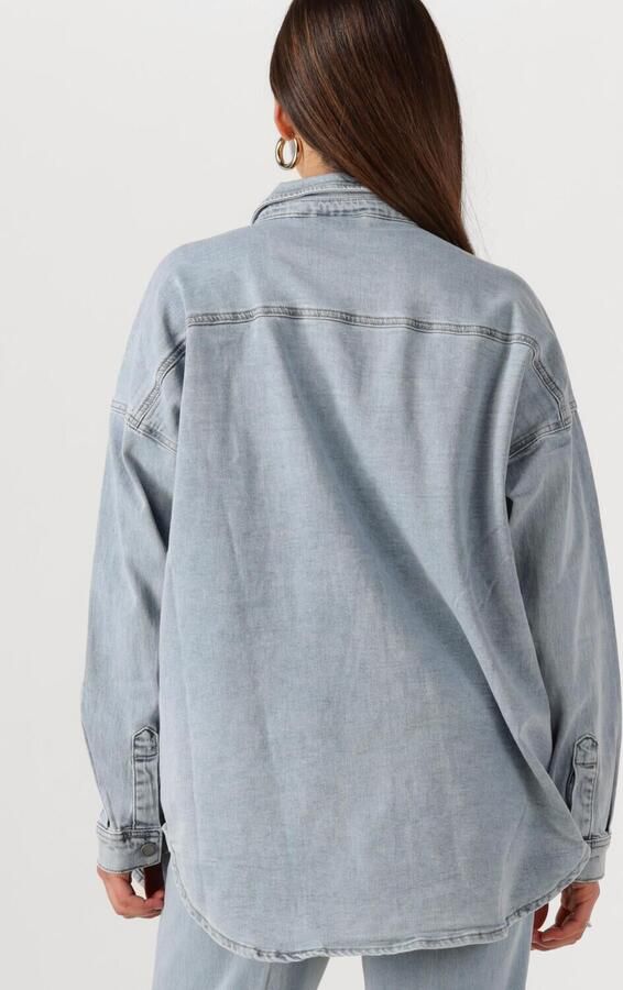 MY ESSENTIAL WARDROBE Dames Blouses Laramw 115 Malo Shirt Lichtblauw - Foto 3