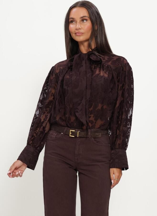MY ESSENTIAL WARDROBE Dames Blouses Mwenya Blouse Bruin