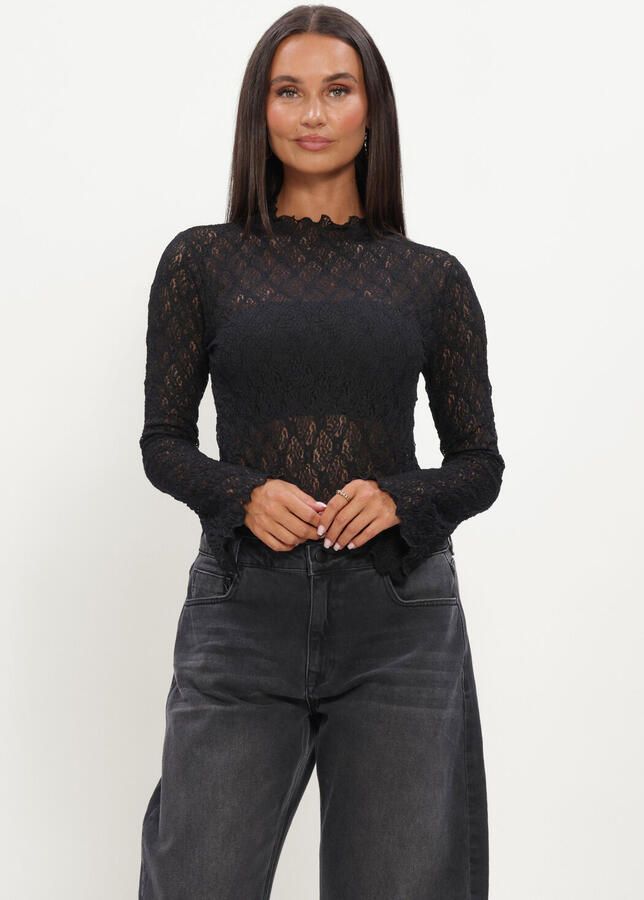 MY ESSENTIAL WARDROBE Dames Blouses Mwetta Turtleneck Blouse Zwart