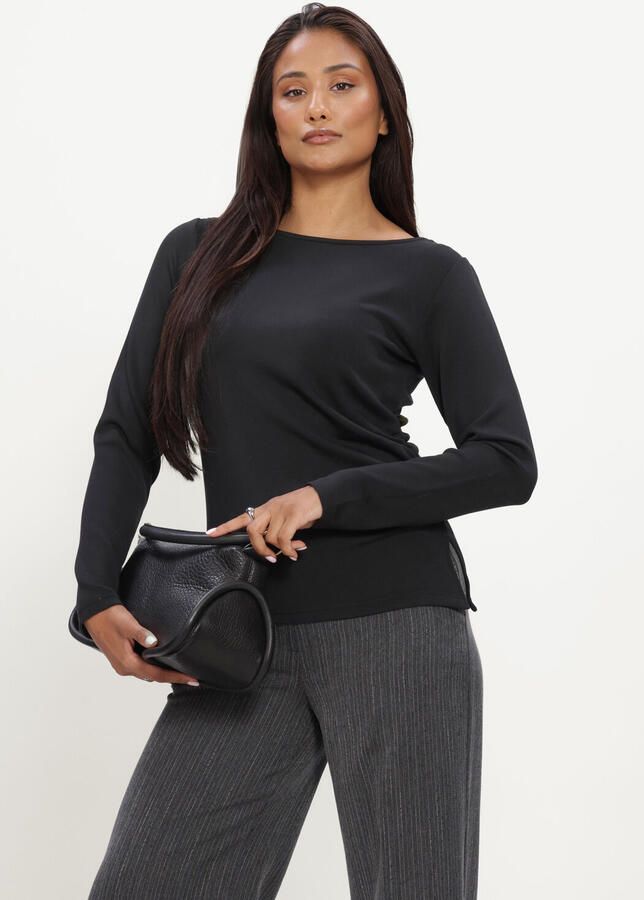 My Essential Wardrobe Regular fit shirt met lange mouwen met rimpelingen model 'Helle'
