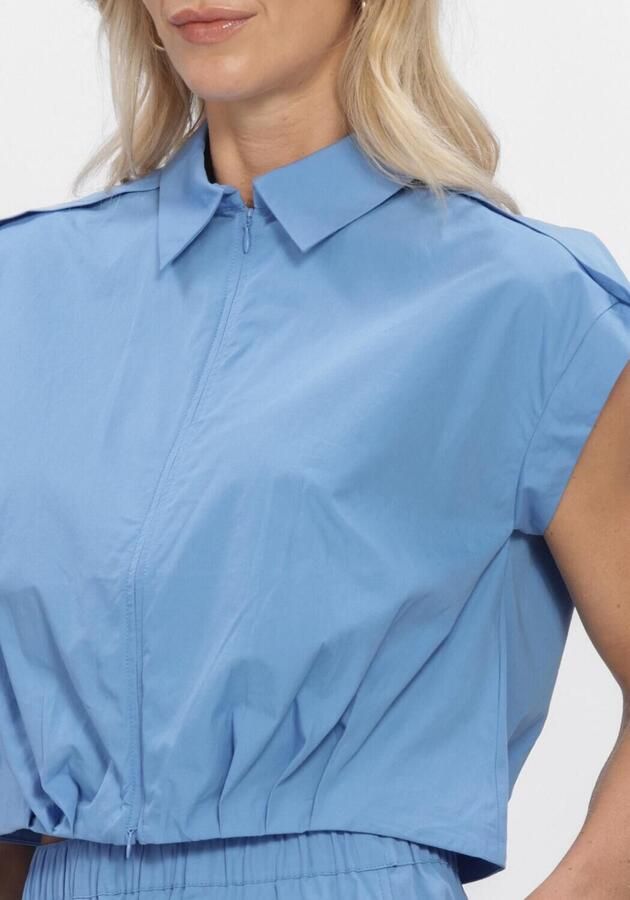 MY ESSENTIAL WARDROBE Dames Blouses Mwsunna Sleeveless Shirt Blauw - Foto 4