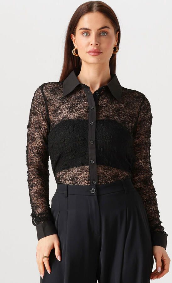MY ESSENTIAL WARDROBE Dames Blouses Ritamw Shirt Zwart - Foto 4