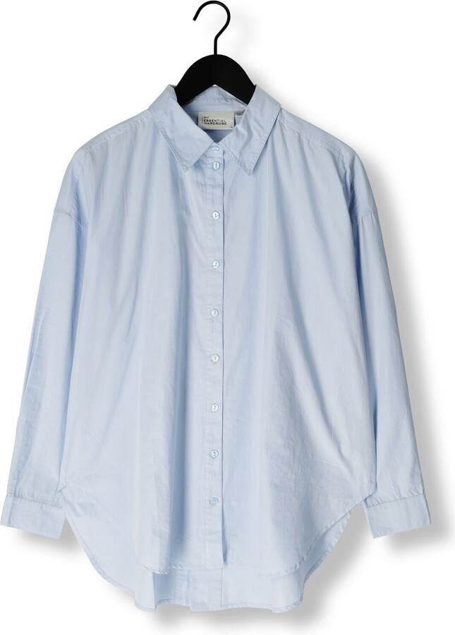 MY ESSENTIAL WARDROBE Dames Blouses Sunnamw Boxy Shirt Lichtblauw