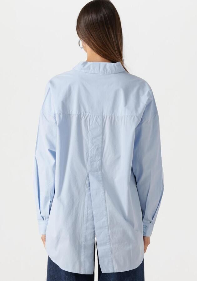 MY ESSENTIAL WARDROBE Dames Blouses Sunnamw Boxy Shirt Lichtblauw - Foto 3