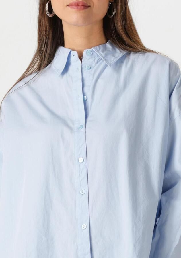 MY ESSENTIAL WARDROBE Dames Blouses Sunnamw Boxy Shirt Lichtblauw - Foto 2