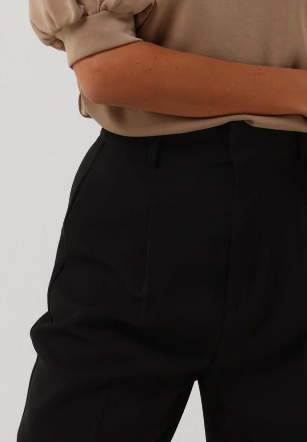 My Essential Wardrobe high waist wide leg pantalon van gerecycled polyester zwart - Foto 2