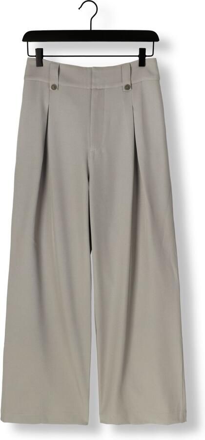 MY ESSENTIAL WARDROBE Dames Broeken Disamw High Wide Pant Lichtgrijs - Foto 3