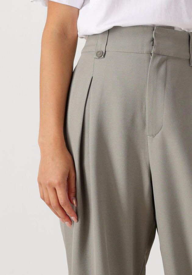 MY ESSENTIAL WARDROBE Dames Broeken Disamw High Wide Pant Lichtgrijs - Foto 2