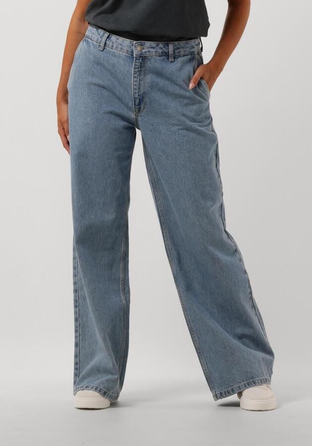 MY ESSENTIAL WARDROBE Dames Broeken Jaydamw 165 High Wide Blauw - Foto 3