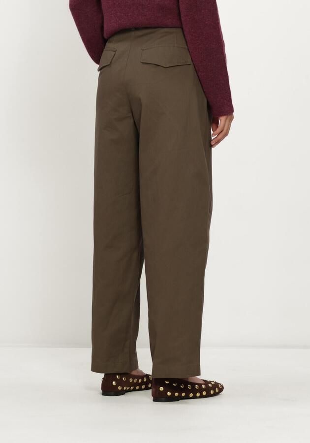 MY ESSENTIAL WARDROBE Dames Broeken Mwgisva Kendel Barrel Pant Olijf - Foto 2