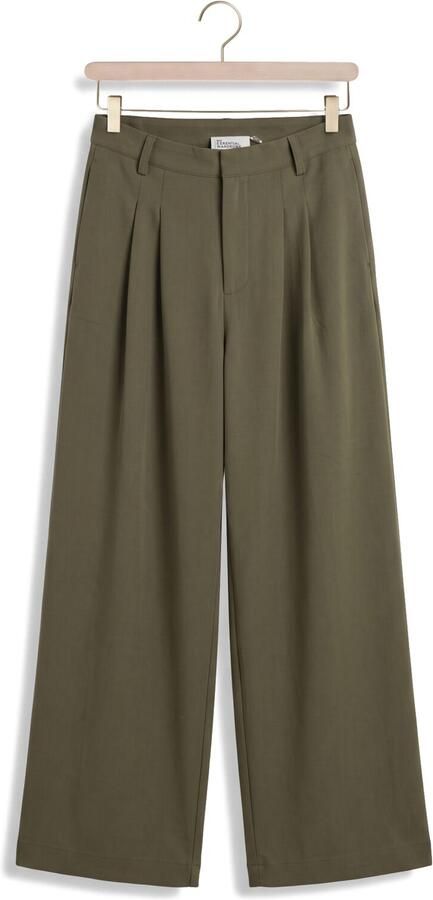 MY ESSENTIAL WARDROBE Dames Broeken Mwhace High Wide Pant Khaki - Foto 4