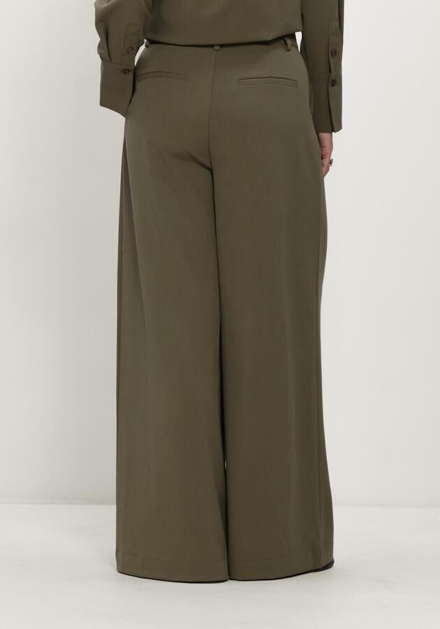 MY ESSENTIAL WARDROBE Dames Broeken Mwhace High Wide Pant Khaki - Foto 2