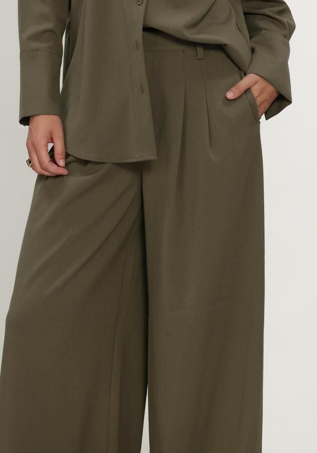 MY ESSENTIAL WARDROBE Dames Broeken Mwhace High Wide Pant Khaki - Foto 3