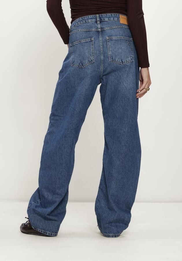MY ESSENTIAL WARDROBE Dames Broeken Mwremmie 174 High Barrel Blauw - Foto 2