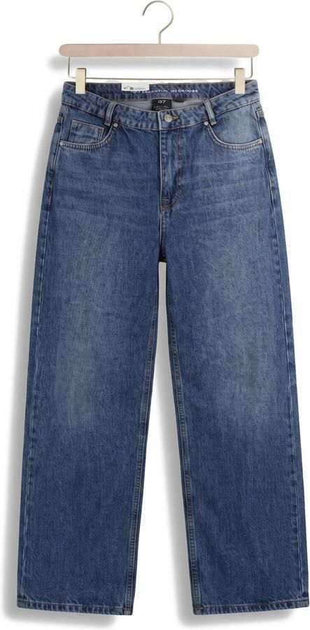 MY ESSENTIAL WARDROBE Dames Broeken Mwremmie 174 High Barrel Blauw - Foto 4