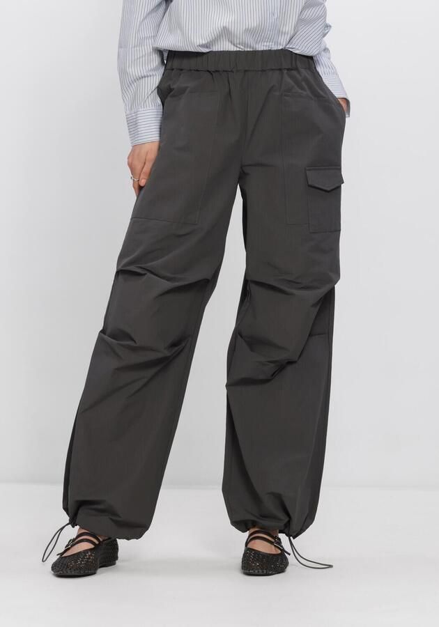 MY ESSENTIAL WARDROBE Dames Broeken Mwtasma Track Pant Donkergrijs